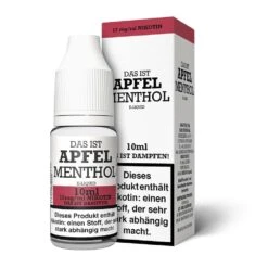 Das Ist Dampfen Apfel Menthol Liquid 10ml -Elektronische Zigarette Rabatte Das ist Dampfen E Liquid Apfel Menthol 12mg