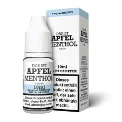 Das Ist Dampfen Apfel Menthol Liquid 10ml -Elektronische Zigarette Rabatte Das ist Dampfen E Liquid Apfel Menthol 6mg