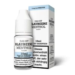 Das Ist Dampfen Blaubeere Menthol Liquid 10ml -Elektronische Zigarette Rabatte Das ist Dampfen E Liquid Blaubeere Menthol 6mg