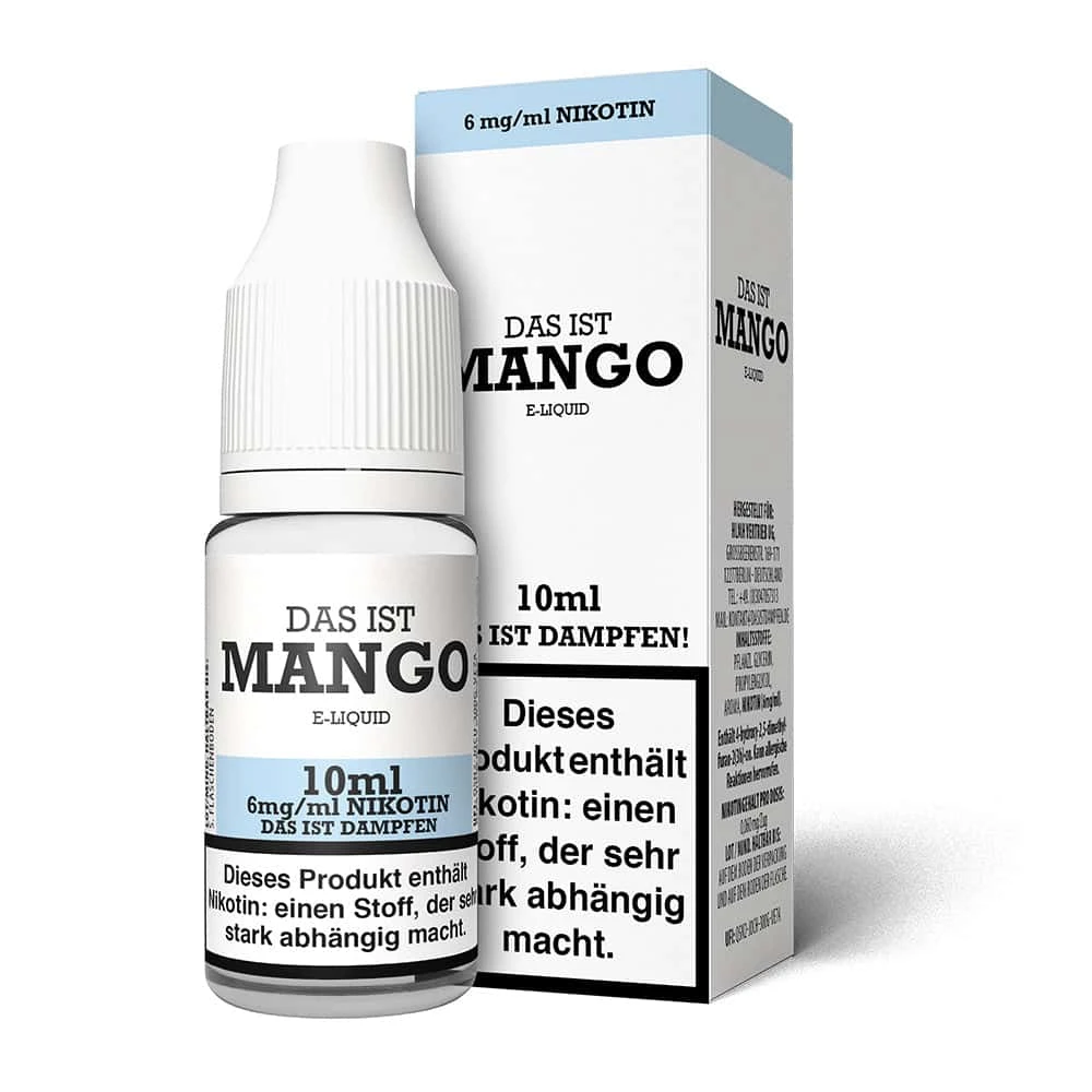 Das Ist Dampfen Mango Liquid 10ml 3 Das Ist Dampfen Mango Liquid 10ml – Bild 3