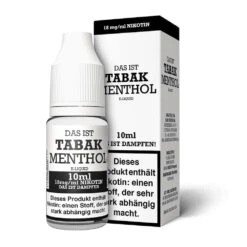 Das Ist Dampfen Tabak Menthol Liquid 10ml -Elektronische Zigarette Rabatte Das ist Dampfen E Liquid Tabak Menthol 18mg