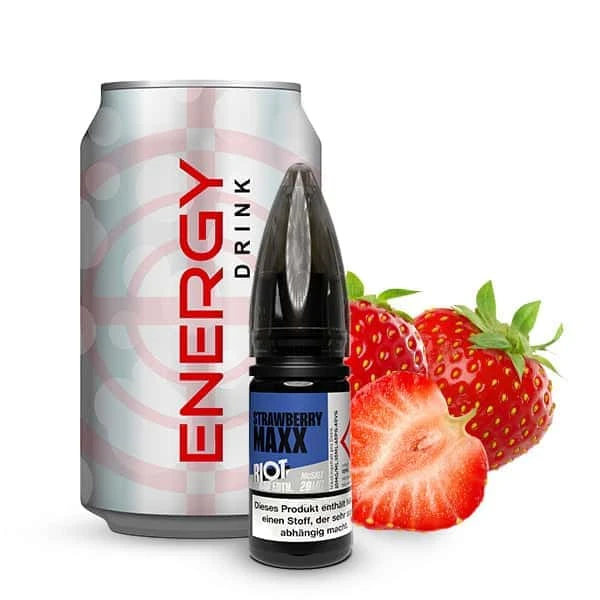 Riot Squad BAR EDTN Strawberry MAXX Energy 10ml Nikotinsalz Liquid 1 Riot Squad BAR EDTN Strawberry MAXX Energy 10ml Nikotinsalz Liquid