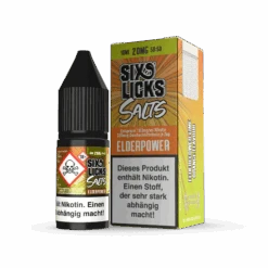 Six Licks Elderpower Nikotinsalz Liquid