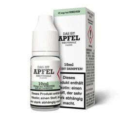 Das Ist Dampfen Apfel Nikotinsalz Liquid 10ml