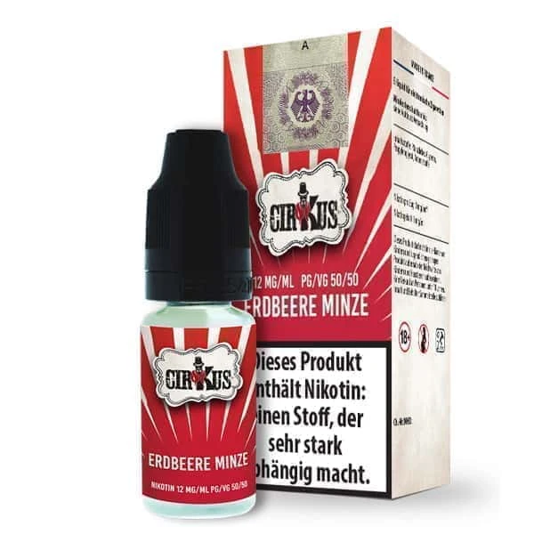 CirKus Erdbeere Minze Liquid 3 CirKus Erdbeere Minze Liquid – Bild 3