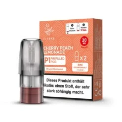 Elf Bar Mate 500 P1 Pods 2er-Pack -Elektronische Zigarette Rabatte elfbar mate 500 p1 cherry peach lemonade 2