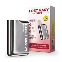 Lost Mary Tappo E-Zigaretten Pod-System - Akkuträger / Basisgerät -Elektronische Zigarette Rabatte lost mary tappo basisgeraet silver stainless steel