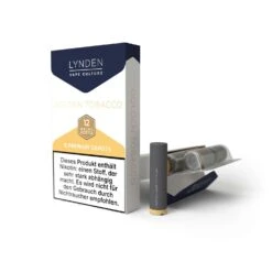 50-Vorratspack LYNDEN Premium Depots Golden Tobacco Mit 250 Depots