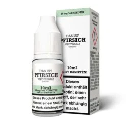 Das Ist Dampfen Pfirsich Nikotinsalz Liquid 10ml